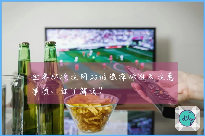 世界杯投注网站的选择标准及注意事项，你了解吗？